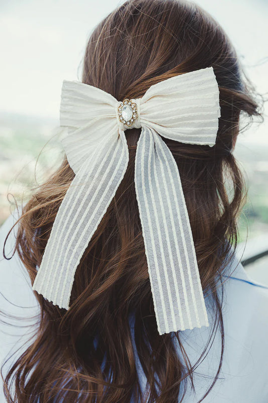 vintage long mesh bow