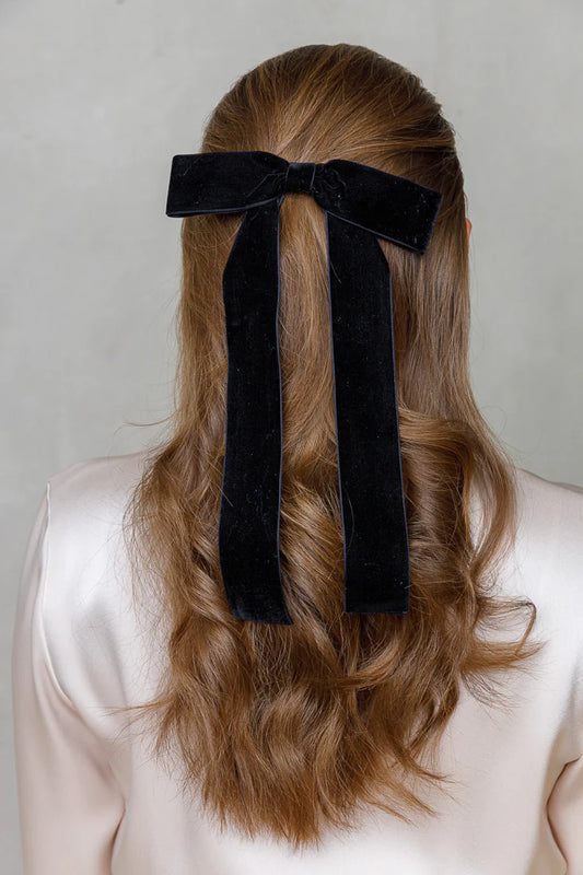 single velvet bow